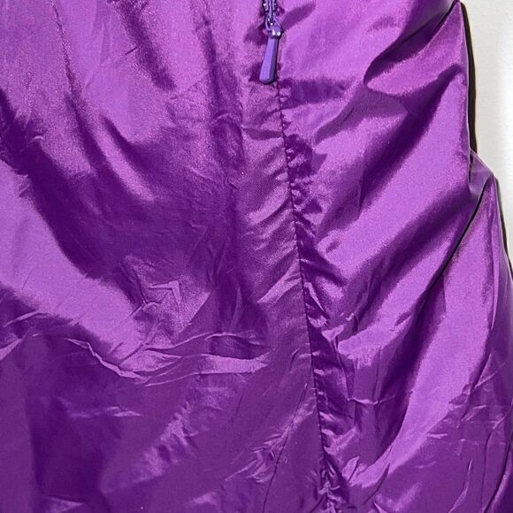 NWOT Eileen Fisher Purple Down puffer zip front vest size Women's S - Picture 5 of 10